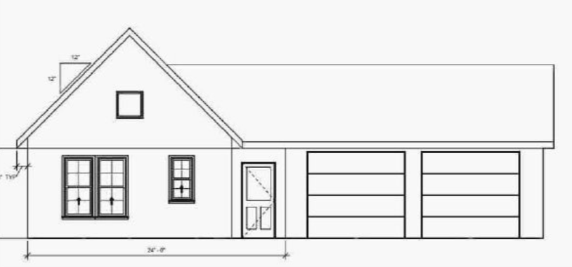 A Rendering of a Single Family Home