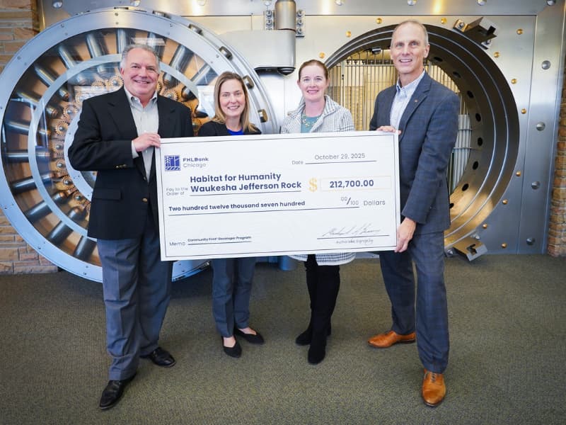 Habitat Waukesha Community First Developer Program with Check List Image